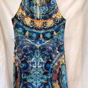 S-Twelve Multicolor Abstract Dress